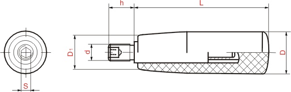 HY8310.5-3轉動手柄結構圖